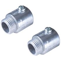 2 Conectores S/ Rosca Reto Cônico Alumínio 3/4'' Tramontina