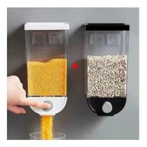 2 Conjs Porta Alimentos Cereais Dispensador Plástico 1000 Ml