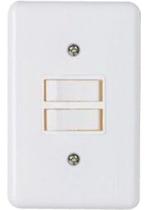 2 Conjunto 4x2 Interruptor Duplo simples Stylus Ilumi (2018