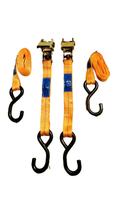 2 Conjuntos Catraca e Cinta 25mm x 3mts - 800Kg Laranja - MAVE