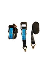 2 Conjuntos de Catraca e Cinta Náutica 35mmx6mts - 1500KG Preto 2 Conjuntos de Catraca e Cinta Náutica 35mmx6mts - 1500KG Preto