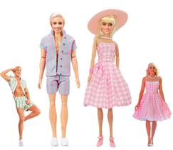 2 Conjuntos Roupas Barbie e Ken O Filme + Sapatos