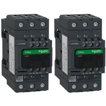 2 Contator Schneider 3 Polos 1na 1nf Tesys D 50a 110vca 110v