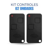 2 Controle Motor NTX Inter Dig CT HCS SAW 433 mhz Preto - Rossi