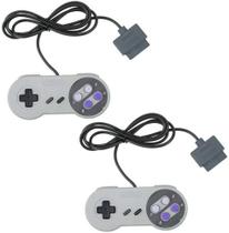 2 Controle Para Super Nintendo Joystick Snes - Play Game