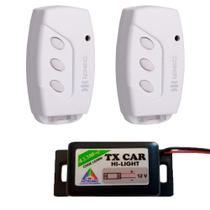 2 Controle Portão Eletrônico 2 Canais com Clip de Fixação + 1 Tx Car Prova de Água Farol Alto Carro Moto 2 Controle Portão Eletrônico 2 Canais com Clip de Fixação + 1 Tx Car Prova de Água Farol Alto Carro Moto