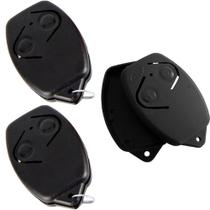 2 Controle Remoto 2 Canais 433mhz Nano Dz3 Dz4 Atto + 1 Caixa Carcaça Reposição Preto Rossi