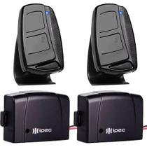 2 Controle Remoto 3 Canais Portão Alarme com Clip de Fixação + 2 Tx Car Farol Alto Carro Moto