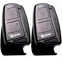 2 Controle Remoto para Portão Alarme 2 Canais 433mhz Preto com Bateria e Clip de Fixação 2 Controle Remoto para Portão Alarme 2 Canais 433mhz Preto com Bateria e Clip de Fixação