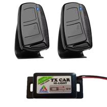 2 Controle Tx Top Preto + 1 Tx Car Prova D'Agua H-Tronic