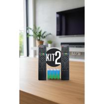 2 Controles p/ TV Philco Smart 4K: Netflix, YouTube