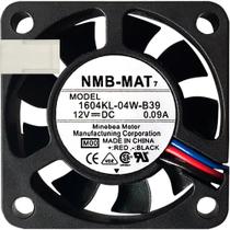 2 Cooler 1604KL-04W-B39 12V 0.09A 3P 40X10MM Garantia 2 Anos 2 Cooler 1604KL-04W-B39 12V 0.09A 3P 40X10MM Garantia 2 Anos