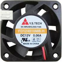 2 Cooler FD124010MB-H 12V 0.06A 0.72W 2L 2P 40X40X10MM A1 2 Cooler FD124010MB-H 12V 0.06A 0.72W 2L 2P 40X40X10MM A1