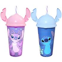 2 Copos Casal Angel e lilo Stitch com Orelhas 500ml Infantil 2 Copos Casal Angel e lilo Stitch com Orelhas 500ml Infantil