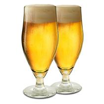 2 Copos Cerveja Chopp Drink 310ml Vidro Transparente