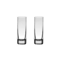 2 Copos De Cristal Para Vodka 50 Ml Linha Barline Bohemia