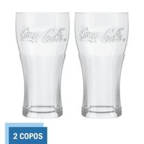 2 Copos de Vidro 470ml Contour Coca Cola Cristal Luxo Nadir 2 Copos de Vidro 470ml Contour Coca Cola Cristal Luxo Nadir