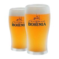 2 Copos P Cerveja Cervejaria Bohemia - 340ml - Ambev Oficial