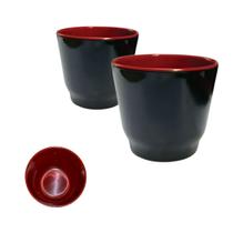 2 Copos Para Restaurante Japonês Em Melamina 200ml 2 Copos Para Restaurante Japonês Em Melamina 200ml