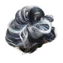 2 Coque Aplique Grego Elástico cabelo Sintético Rabico