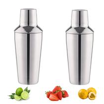 2 Coqueteleira Coquetel Drink Inox Bartender 750 Ml