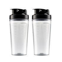2 Coqueteleiras Garrafa Shakeira Academia 850ml Misturador -