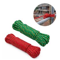 2 Cordas de Nylon 20 Metros Multiuso Resistente Uso Geral 2 Cordas de Nylon 20 Metros Multiuso Resistente Uso Geral