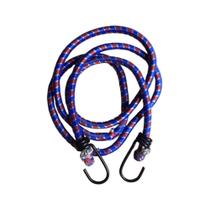 2 Cordas Extensor Elástico Bagageiro Moto Bike 1,5 Mts 9 Mm