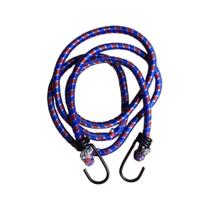 2 Cordas Extensor Elástico Bagageiro Moto Bike 1,5 Mts 9 mm
