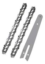 2 Corrente E Sabre Para Mini Motosserra Elétrica 4 Polegadas