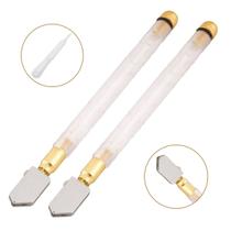 2 Cortador Vidro Espelho Caneta Transparente Riscador Diaman