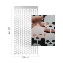 2 Cortinas Festa Halloween Dia Das Bruxas Decoração 2mx1m 2 Cortinas Festa Halloween Dia Das Bruxas Decoração 2mx1m