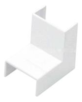 2 Cotovelo Interno Para Acabamento De Canaleta Branco Branca