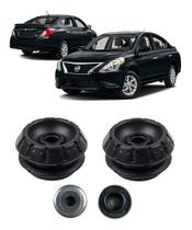 2 Coxim + Rolamento Amortecedor Dianteiro Versa 2011 2012 13