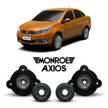 2 Coxim + Rolamento Dianteiro Fiat Grand Siena 2012 Até 2021