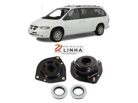 2 Coxim + Rolamento Dianteiro Grand Caravan 1998 1999 2000 2 Coxim + Rolamento Dianteiro Grand Caravan 1998 1999 2000