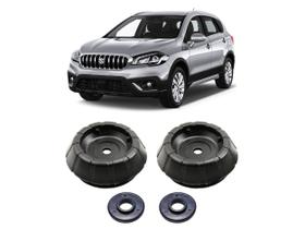 2 Coxim + Rolamento Dianteiro Suzuki S-cross 2016 2017 2018