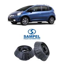 2 Coxim Suporte Suspensão Dianteira Honda Fit 2012 2013 2014