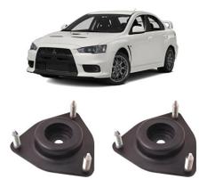 2 Coxim Suspensão Dianteira Mitsubishi Lancer 2015 2016 2017