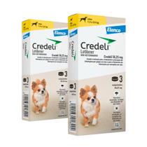2 Credeli Antipulga Carrapato 56,25mg 1,3- 2,5kg 03 Cpr 2 Credeli Antipulga Carrapato 56,25mg 1,3- 2,5kg 03 Cpr
