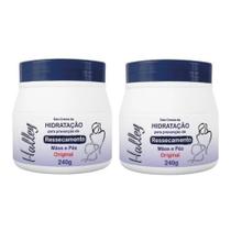 2 Creme Hidratação Halley P/ressecamento Original 240 G 2 Creme Hidratação Halley P/ressecamento Original 240 G
