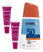 2 Creme Regenerador para Área dos Olhos Rosativ e Protetor Solar Nova Pele 50 FPS proteção renovação da pele 2 Creme Regenerador para Área dos Olhos Rosativ e Protetor Solar Nova Pele 50 FPS proteção renovação da pele