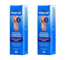 2 Creme Reparador Para Calcanhares Danificados Tenys Pé 60g - Baruel