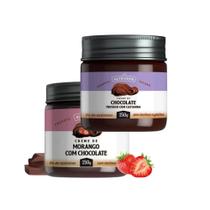 2 Cremes Chocolate Trufado/Chocolate Morango Nutríssima 150g