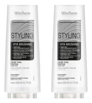 2 Cremes De Pentear Vita Brushing Para Escovar Vita Derm