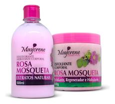 2 Cremes Hidratantes Rosa Mosqueta (Esfoliante + Desodorante Corporal) Maycrene