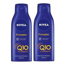 2 Cremes Nivea Q10 Firmador Corporal Pele Seca 400ml Cada 2 Cremes Nivea Q10 Firmador Corporal Pele Seca 400ml Cada