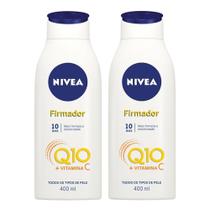 2 Cremes Nivea Q10 Firmador Corporal Todos Tipos De Pele 400ml 2 Cremes Nivea Q10 Firmador Corporal Todos Tipos De Pele 400ml