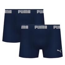 2 Cuecas Boxer Box Sem Costura Masculina Adulta Microfibra