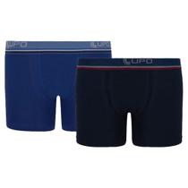 2 Cuecas Boxer Infantil Lupo Kids 00141-088 Algodão Original